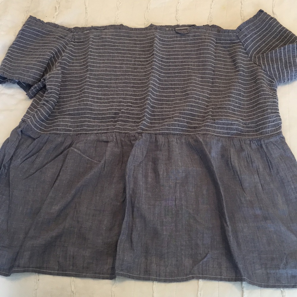 Off The Shoulder Smocked Top